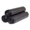  | Inteplast Group S434822K 60 gal. 22 microns 43 in. x 48 in. High-Density Commercial Can Liners - Black (150/Carton) image number 1