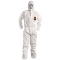 Safety Equipment | KleenGuard 51928 A50 Breathable Splash and Particle Protection Hooded Coveralls - 2X-Large, White (25/Carton) image number 0
