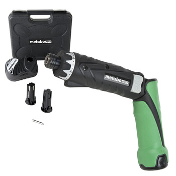 ELECTRIC SCREWDRIVERS | Metabo HPT 3.6V Brushed Lithium-Ion 1/4 in. Cordless Screwdriver Kit (1.5 Ah) - DB3DL2M
