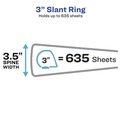 July Member-Exclusive Offer Save 10% off on One Item | Avery 19750 11 in. x 8.5 in. 3 Rings 3 in. Capacity Showcase Economy View Binders with Slant Rings - Black image number 2