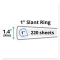 July Member-Exclusive Offer Save 10% off on One Item | Avery 17012 3 Slant Rings 1 in. Capacity 11 in. x 8.5 in. Durable View Binder with DuraHinge - White image number 3