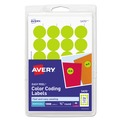 July Member-Exclusive Offer Save 10% off on One Item | Avery 05470 0.75 in. Diameter Printable Self-Adhesive Removable Color-Coding Labels - Neon Yellow (24/Sheet, 42 Sheets/Pack) image number 0