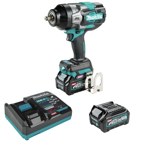 Impact Wrenches | Makita GWT02D 40V MAX XGT Brushless Lithium-Ion 1/2 in. Square Drive Cordless 4‑Speed High‑Torque Impact Wrench Kit with Friction Ring Anvil (2.5 Ah) image number 0