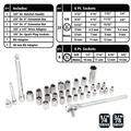 Wrenches | Great Neck TK119 119-Piece Tool Set image number 6