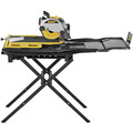 Dewalt D36000S 15 Amp 10 in. High Capacity Wet Tile Saw with Stand image number 1