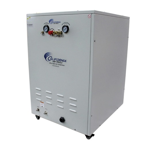 Air Compressors | California Air Tools CAT-10020HDSPCADC 110V 2 HP 1-Phase 10 Gallon 58 dB Noise Level Oil-Free Air Compressor in Sound Proof Cabinet with 98% Air Drying System and Automatic Drain Valve image number 0