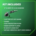 Angle Grinders | Metabo HPT 646646420 Brushless WEPBA 20-150 6 in. Quick DS Angle Grinder image number 1