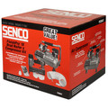 Clearance Center | SENCO PC0947 FinishPro 18 Gauge Brad Nailer and 0.5 HP 1 Gallon Oil-Free Hand Carry Air Compressor Combo Kit image number 1