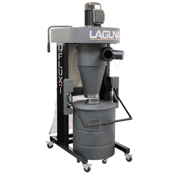 DUST COLLECTORS | Laguna Tools D|Flux: I 110V 1.5 HP 20 Gallon Hign-Efficiency 2-Stage Cyclone Separator Dust Collector with 1 Micron Filter Canister - MDCDF1