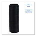  | Boardwalk BWKHOTBL8 Plastic Hot Cup Lids for 8 oz. Hot Cups - Black (1000/Carton) image number 6