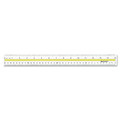 Rulers & Yardsticks | Westcott 10580 15 in. Long Acrylic Data Highlight Reading Ruler with Tinted Guide - Clear/Yellow image number 0