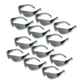 Eye Protection | MCR Safety CL112 Checklite Scratch-Resistant Safety Glasses - Gray Lens (12/Box) image number 0