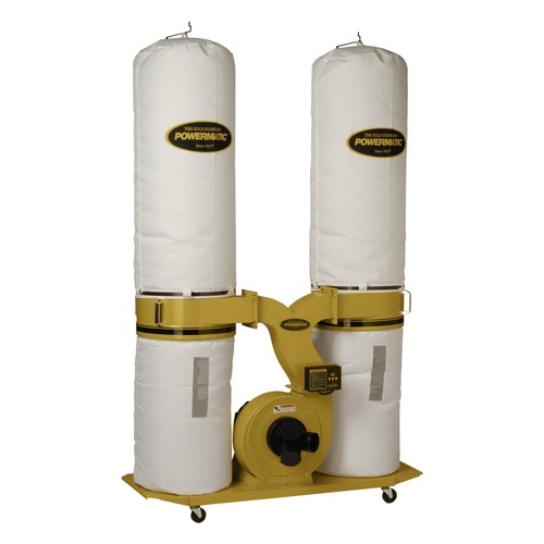 Dust Collectors | Powermatic PM1300TX-BK3 3HP 3PH 230/460V 30-Micron Bag Filter Dust Collector Kit image number 0