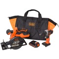 Combo Kits | Black & Decker BDCD220CS 20V MAX POWERCONNECT Lithium-Ion Brushed Cordless Drill Driver and Circular Saw Combo Kit (1.5 Ah) image number 0