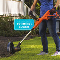 String Trimmers | Black & Decker ST8600 5 Amp 13 in. Corded Electric String Trimmer/Edger image number 7