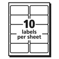 July Member-Exclusive Offer Save 10% off on One Item | Avery 05663 2 in. x 4 in. Matte Clear Easy Peel Mailing Labels with Sure Feed Technology for Laser Printers - Clear (10/Sheet, 50 Sheets/Box) image number 1