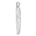  | Ansell KCC 46114 A30 Elastic-Back and Cuff Hooded Coveralls - Extra Large, White (25/Carton) image number 1
