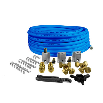 AIR HOSES AND REELS | Industrial Air 36-Piece 3/4 in. x 100 ft. Air Piping System Set - 024-0397IA