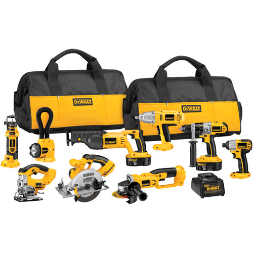 Combo Kits | Factory Reconditioned Dewalt DCK955XR 18V XRP Cordless 9-Tool Combo Kit image number 0