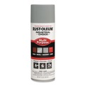 Paint | Rust-Oleum 214645 Industrial Choice 1600 System 12 oz. Aerosol Can Multi-Purpose Enamel Spray Paint - Gloss ANSI 61 Light Gray (6/Carton) image number 0