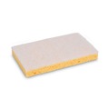  | Boardwalk 63BWK LD 0.7 in. Thick 3.6 in. x 6.1 in. Individually Wrapped Light Duty Scrubbing Sponge - Yellow/White (20/Carton) image number 5