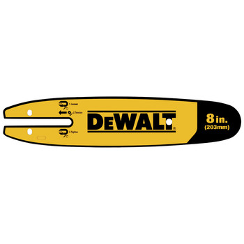 CHAINSAW ACCESSORIES | Dewalt 8 in. Pole Saw Replacement Bar - DWZCSB8