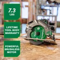 Circular Saws | Metabo HPT C1807DAQ4M 18V MultiVolt Brushless Lithium-Ion 7-1/4 in. Cordless Circular Saw (Tool Only) image number 5