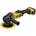 Polishers | Dewalt DCM849P2 20V MAX XR Lithium-Ion Variable Speed 7 in. Cordless Rotary Polisher Kit (6 Ah) image number 1