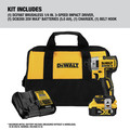Dewalt DCF887P1 20V MAX XR Brushless Lithium-Ion 1/4 in. Cordless 3-Speed Impact Driver Kit (5 Ah) image number 1