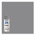 Paint | Rust-Oleum 334017 Painter's Touch 2X Ultra Cover Spray Paint, Flat Gray, 12 oz Aerosol Can, 6/Carton image number 4