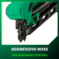 Framing Nailers | Metabo HPT NR1890DRAM 18V Lithium-Ion 21 Degree Cordless Plastic Strip Framing Nailer Kit (4 Ah) image number 7