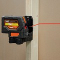 Laser Levels | Klein Tools 93LCLS Self-Leveling Class II (&le; 1mW) Laser Level with Bright Red Cross Lines and Plumb Spot, Magnetic and Ceiling Clamp Mounting image number 5