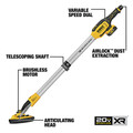 Drywall Sanders | Dewalt DCE800B 20V MAX Brushless Lithium-Ion Cordless Drywall Sander (Tool Only) image number 5