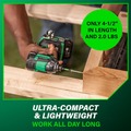 Impact Drivers | Metabo HPT WH18DCM 18V MultiVolt Lithium-Ion Brushless Cordless Triple Hammer BOLT Impact Driver Kit (2 Ah) image number 16
