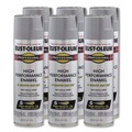 Paint | Rust-Oleum 7515838 Professional 14 oz. Aerosol Can Spray Paint - Metallic Aluminum (6/Carton) image number 0