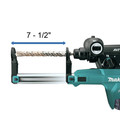 Clearance Center | Makita GRH07M1W 40V max XGT Brushless Lithium-Ion 1-1/8 in. Cordless AFT/AWS Capable Accepts SDS-PLUS Bits AVT D-Handle Rotary Hammer Kit with Dust Extractor (4 Ah) image number 4