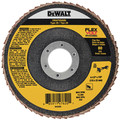 Grinding Sanding Polishing Accessories | Dewalt DWAFV84580 T29 FLEXVOLT Flap Disc 4-1/2 in. x 7/8 in. 80 g image number 1