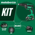 Screw Guns | Metabo HPT W18DAQAM 18V MultiVolt Brushless Drywall Lithium-Ion Cordless Screw Gun (Tool Only) image number 8