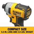 Combo Kits | Factory Reconditioned Dewalt DCK274E2R 20V MAX Brushless Lithium-Ion 1/2 in. Cordless Hammer Drill Driver and 1/4 in. Impact Driver Combo Kit with 2 Batteries (1.7 Ah) image number 19