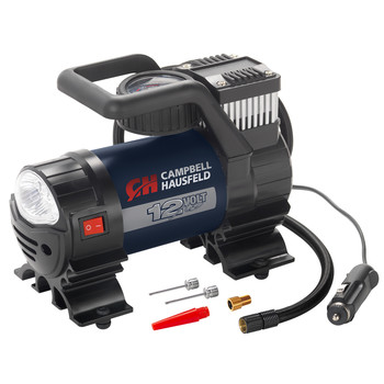 INFLATORS | Campbell Hausfeld 12V Inflator with Safety Light and Accessories - AF010400