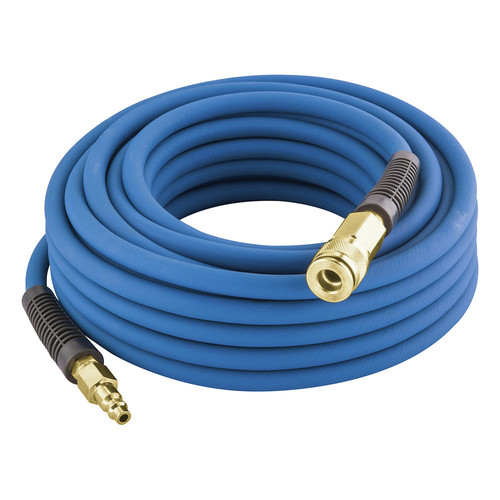 Air Hoses and Reels | Estwing E1450PVCR 1/4 in. x 50 ft. PVC/Rubber Hybrid Air Hose with 1/4 in. NPT Brass Fittings image number 0