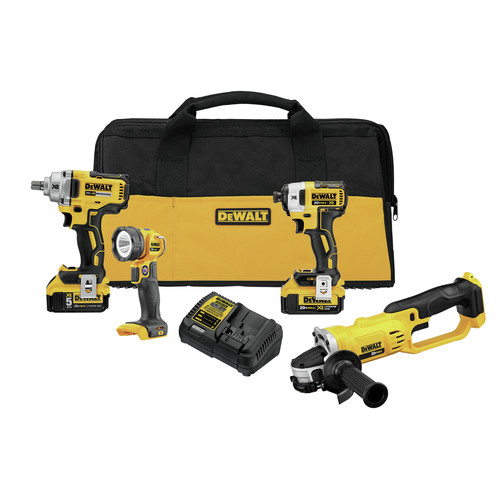 Combo Kits | Dewalt DCK498P2 20V MAX 5.0 Ah 4-Tool Combo Kit image number 0