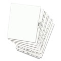 July Member-Exclusive Offer Save 10% off on One Item | Avery 01400 11 in. x 8.5 in. 26-Tab A to Z Avery Style Preprinted Legal Exhibit Side Tab Index Dividers - White (1-Set) image number 0