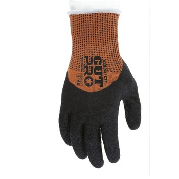 MCR Safety Cut Pro 92743LT Gloves - X-Large Black/Oragne (1-Dozen) - 92743LTXL