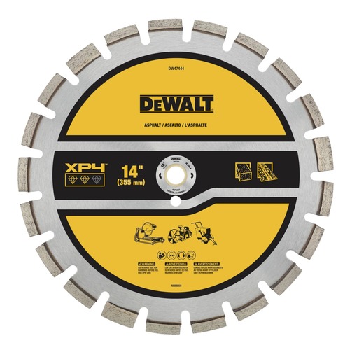 Circular Saw Blades | Dewalt DW47444 14 in. XP4 Asphalt Segmented Diamond Blade image number 0