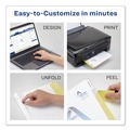 July Member-Exclusive Offer Save 10% off on One Item | Avery 11517 Print-On 11 in. x 8.5 in. 5-Tab 3-Hole Customizable Punched Dividers - White (125/Pack) image number 7