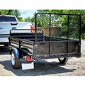 Utility Trailer | Detail K2 MMT5X7-DUG 5 ft. x 7 ft. Multi Purpose Utility Trailer Kits with Drive Up Gate (Black Powder-Coated) image number 5