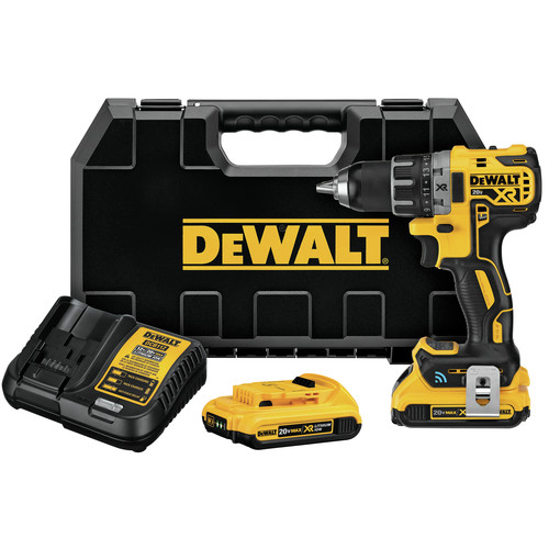 Drill Drivers | Dewalt DCD792D2 20V MAX XR Lithium-Ion Compact 1/2 in. Cordless Compact Drill Driver Kit with Tool Connect (2 Ah) image number 0