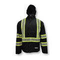 Jackets | Dewalt DRW11-1ZGR-L Ripstop Lightweight Type O Class 1 Rain Jacket - Large image number 2