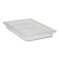  | Rubbermaid Commercial FG330600CLR 5 Gallon 26 in. x 18 in. x 3.5 in. Food/Tote Boxes - Clear image number 0